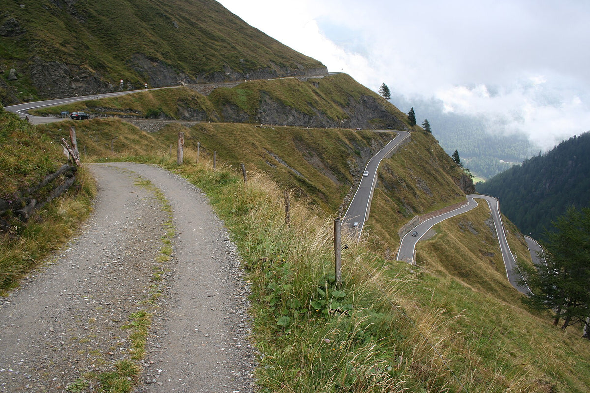 Kehren der Timmelsjoch-Südrampe